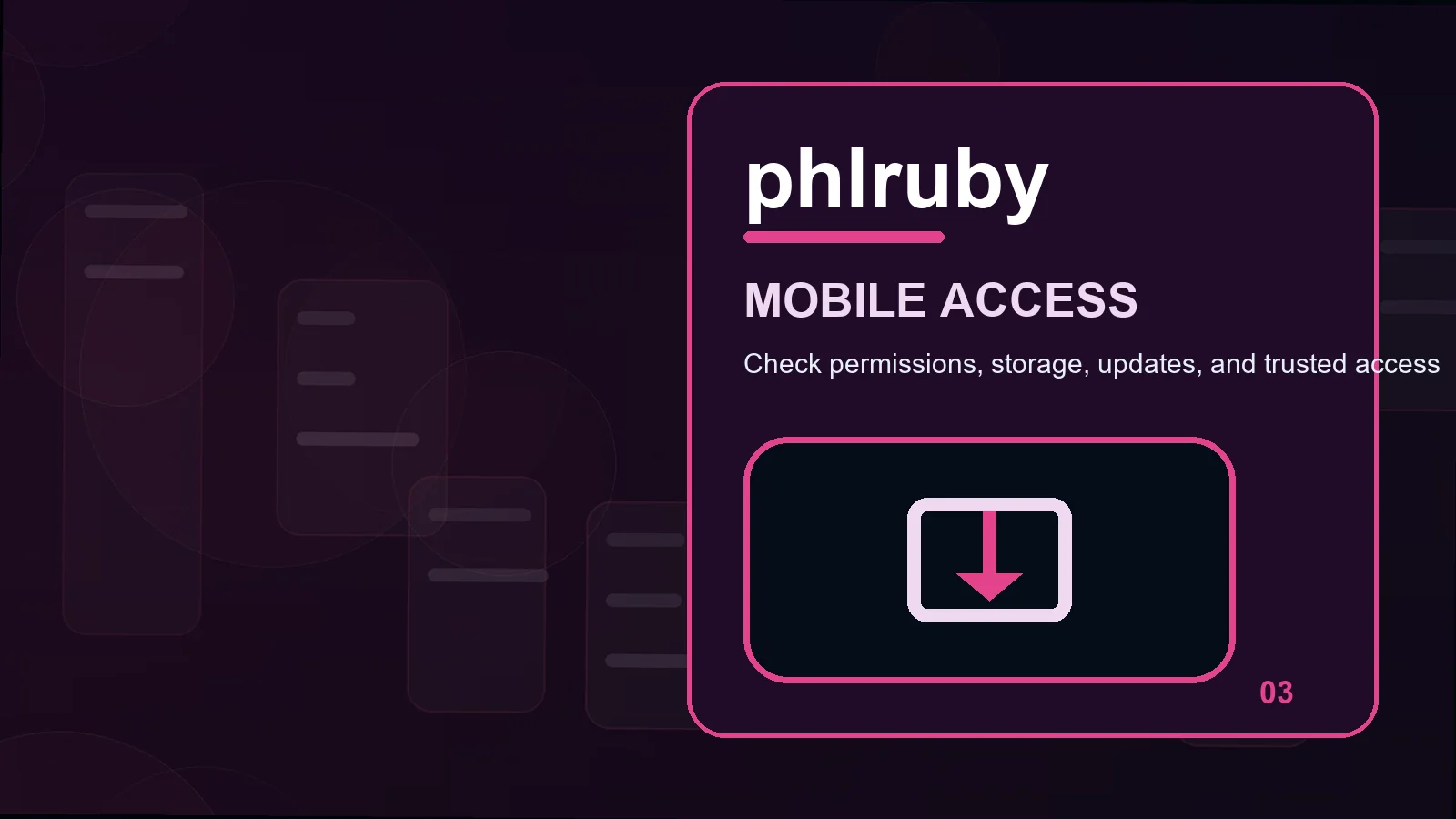 phlruby download illustration for a practical check for storage space