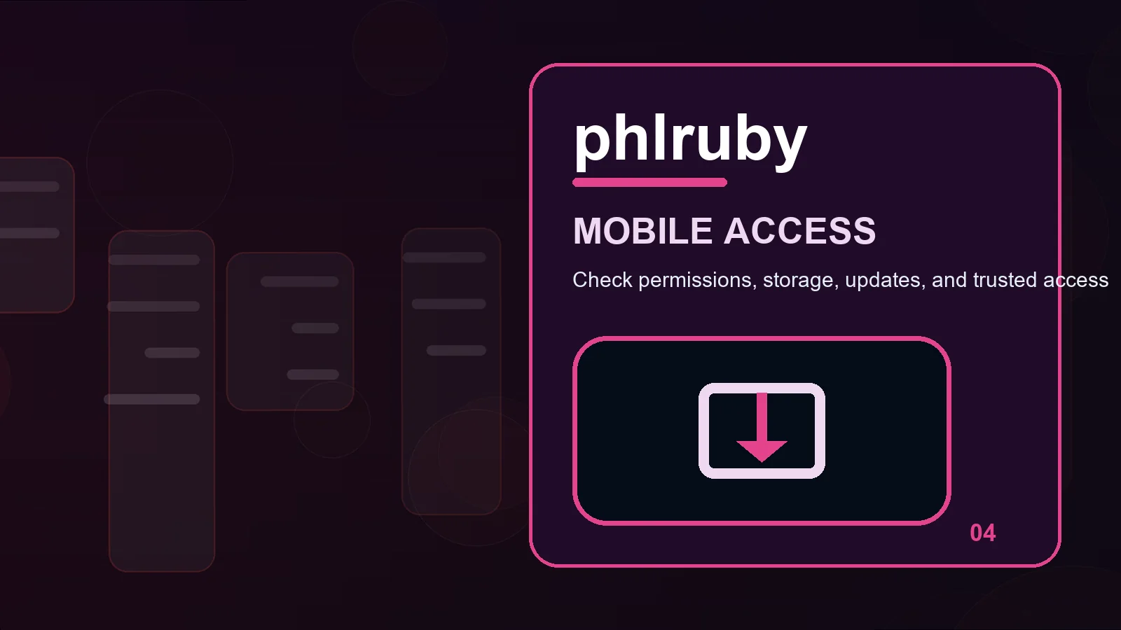 phlruby download illustration for how to review permissions before the next step