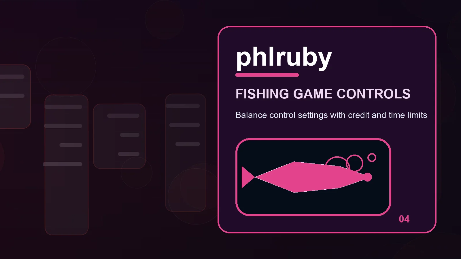 phlruby fishing games illustration for how to review power controls before the next step