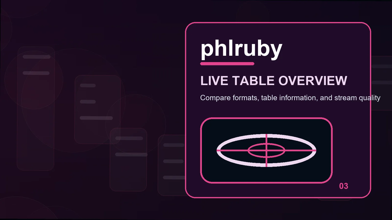 phlruby live casino illustration for a practical check for stream quality