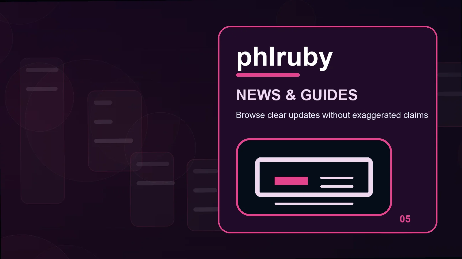 phlruby news illustration for read publication date before moving forward